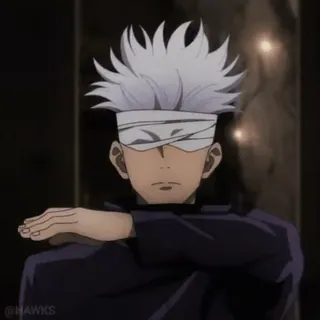 👻 Satoru Gojo Jujutsu Kaisen Anime, Mangá, Satoru Gojo, Jujutsu Kaisen telegram sticker