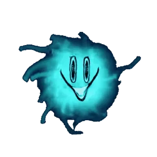 🤩 Blob, Fröhlich, Gesicht, Abstrakt, Cartoon, Lächeln telegram sticker