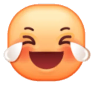 😂 Emoji, Rire, Joie, Smiley, Larmes de joie telegram sticker