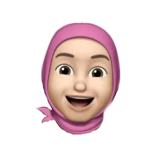 ☺️ Emoji, Hijab, Femme, Islam, Musulman(e), Foulard whatsapp sticker