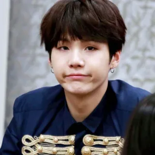 🍃 Suga kpop, sänger, idol, porträt, suga, bts telegram sticker