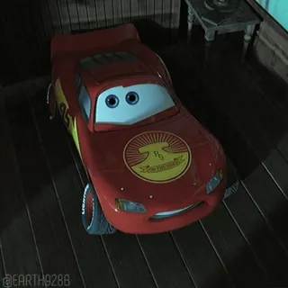 😬 Lightning McQueen Cars Flash McQueen, Cars, Disney, Pixar, animé, film, voiture dessin animé telegram sticker