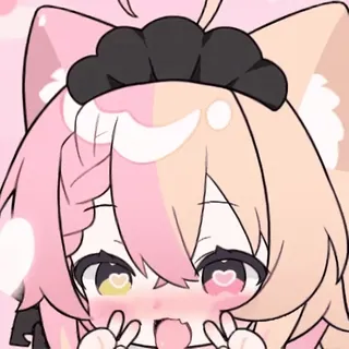 😍 Mikeneko Virtual YouTuber telegram sticker