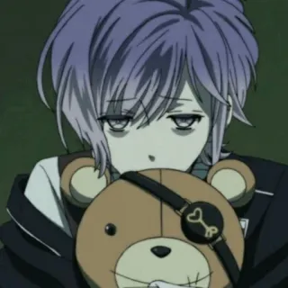 🥢 Kanato Sakamaki Diabolik Lovers Anime, Kanato Sakamaki, Diabolik Lovers, dễ thương, gấu bông telegram sticker