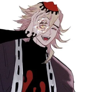 🎐 Doma Demon Slayer Anime, Dämon, Doma, Fanart, Demon Slayer, Kimetsu no Yaiba telegram sticker