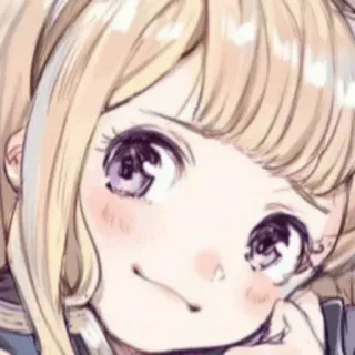 😏 애니메이션 여자, 귀여운, 만화, 일러스트, 인물 사진, 만화 telegram sticker