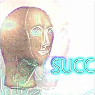 😠 SUCC Meme, Succ, Stonks, Meme di internet, Umorismo, Divertente telegram sticker