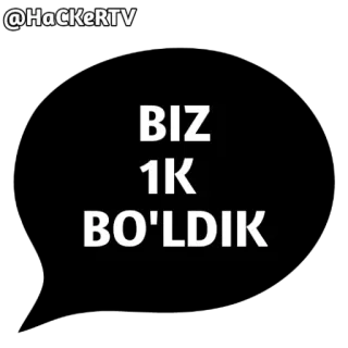 🎉 BIZ
1K
BO'LDIK telegram sticker