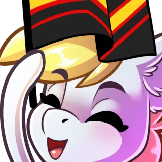 🏴 kuda poni, topi, kartun, hewan, lucu, stiker telegram sticker