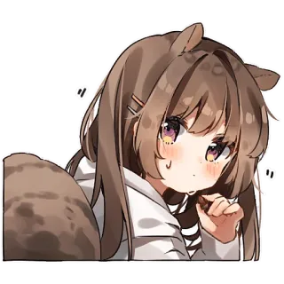 Кемомими девочки @Nyasticks whatsapp stickers