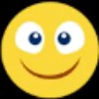 🙂 Smiley, Emoji, Joyeux, Content, Icône telegram sticker