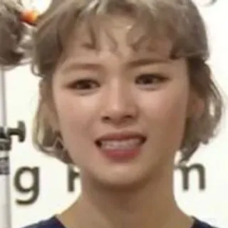 😬 mujer, persona, retrato, cara, sonrisa, coreana whatsapp sticker