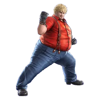 😼 Bob Richards Tekken video game, game fighting, bob richards, tekken, karakter telegram sticker