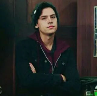 ☀️ Jughead Jones Riverdale Drama adolescente, Série de TV, Personagem, Jughead, Riverdale, Archie Comics, Adolescente telegram sticker