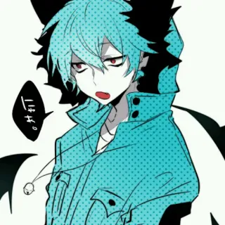 Sleepy Ash(Kuro)- Pecado da preguiça whatsapp stickers