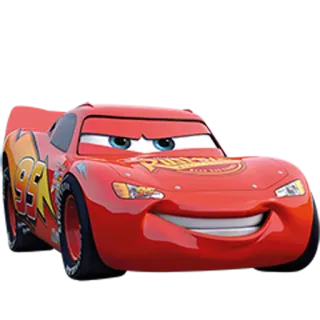 🚗 Lightning McQueen Cars машина, гонки, мультфильм, pixar, disney telegram sticker