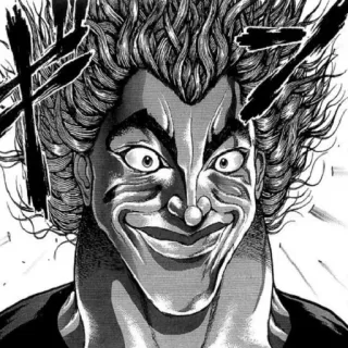 🙅‍♂️ Yujiro Hanma Baki Anime, Manga, Pertarungan, Seni Bela Diri, Karakter, Ekspresi, Yujiro Hanma telegram sticker
