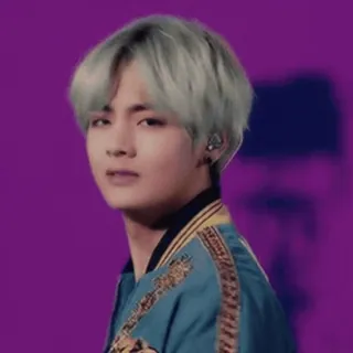 π V kpop, v, bts, muziek, idol, portret whatsapp sticker