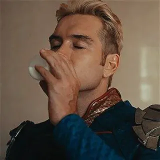 🇺🇸 Homelander The Boys Superheld, Milch, Bösewicht, The Boys, Amazon Prime whatsapp sticker