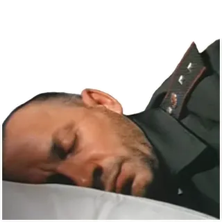 😴 นอนหลับ, ทหาร, เครื่องแบบ, ผู้ชาย, การนอนหลับ telegram sticker
