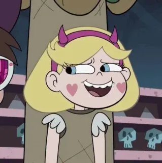 🧿 Star Butterfly Star vs. the Forces of Evil Star Butterfly, kartun, animasi, Disney, imut, karakter telegram sticker