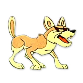 😆 perro, dibujos animados, animal, pegatina telegram sticker