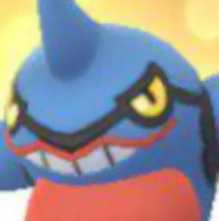 😜 Toxicroak pokemon, toxicroak, video game, personagem, rã, veneno telegram sticker