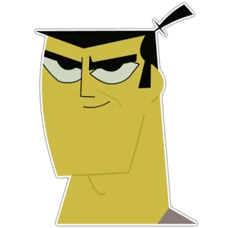 😈 Samurai Jack Samurai Jack, Cartoon, Figur, Animation whatsapp sticker