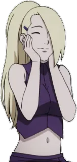 ☺️ Ino Yamanaka Naruto Аниме, Мультфильм, Персонаж, Ино Яманака, Наруто telegram sticker