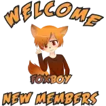 👋 WELCOME
FOXBOY
NEW MEMBERS zorro, niño, bienvenido, nuevos miembros, anime, animal telegram sticker