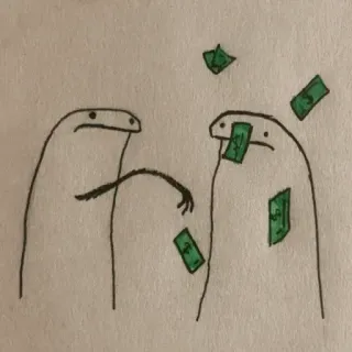 💵 pieniądze, gotówka, sukces, bogactwo, finanse whatsapp sticker