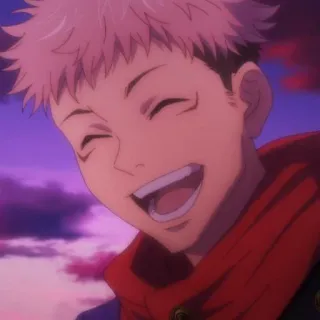 🍂 Yuji Itadori Jujutsu Kaisen Anime, Manga, Yuji Itadori, Jujutsu Kaisen, Charakter, Lächeln whatsapp sticker