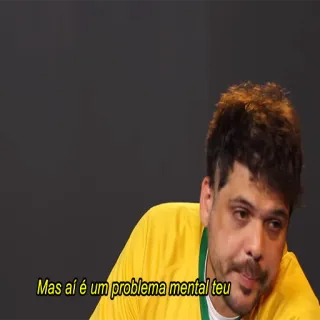 👊 Mas ai é um problema mental teu telegram sticker