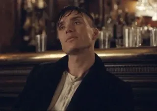 ▪️ Thomas Shelby Peaky Blinders homem, retrato, vintage, peaky blinders, personagem, série tv, cillian murphy, drama whatsapp sticker