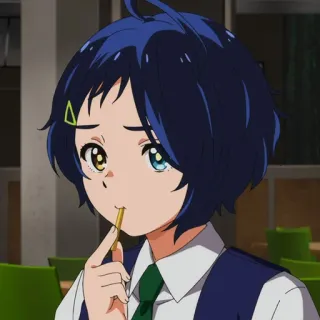 🥚 Ai Ohto Wonder Egg Priority アニメ, 女の子, 可愛い, ワンダーエッグ・プライオリティ, 大戸アイ telegram sticker