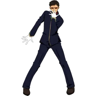 🥳 Gendo Ikari Neon Genesis Evangelion anime, character, gendo ikari, neon genesis evangelion, pose telegram sticker