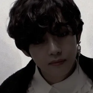 🕸 V kpop, cantor, retrato, coreano, ídolo, bts, taehyung telegram sticker