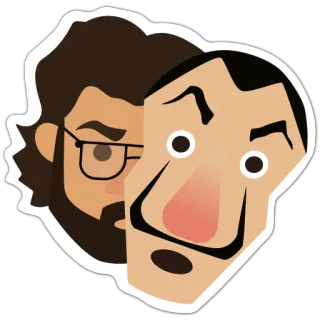 la casa de papel whatsapp stickers