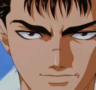 😏 Guts Berserk anime, manga, berserk, guts telegram sticker