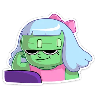 😐 Cartoon, Figur, Illustration, Sticker telegram sticker