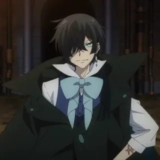 🌑 Vanitas The Case Study of Vanitas anime, manga, vanitas, the case study of vanitas telegram sticker
