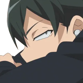 😒 Anime, Cara, Personagem, Retrato telegram sticker