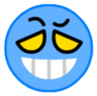 😬 Emoji, Sourire, Dessin animé, Expression telegram sticker