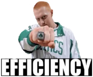 💍 EFFICIENCY Basketball, Sport, Sportler, Celtics, Effizienz whatsapp sticker