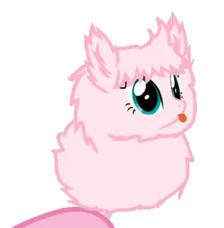 🍭 Kucyk, Kreskówka, Słodki, Różowy, Zwierzę telegram sticker