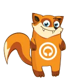 👋 fox, cartoon, animal, mascot whatsapp sticker