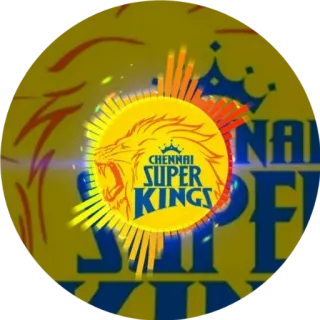 🥳 CHENNAI SUPER KINGS Chennai Super Kings, CSK, Indian Premier League, IPL, Cricket, Logo squadra, Leone telegram sticker