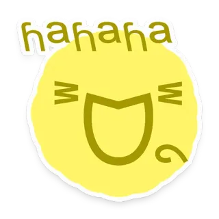 🤣 hahaha smiley, rindo, haha, amarelo, desenho, emoji, feliz telegram sticker