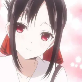 😳 Kaguya Shinomiya Kaguya-sama: Love Is War Аниме, Кагуя Синомия, Кагуя-сама: любовь как война, Мультфильм, Любовь, Милый, Девушка telegram sticker