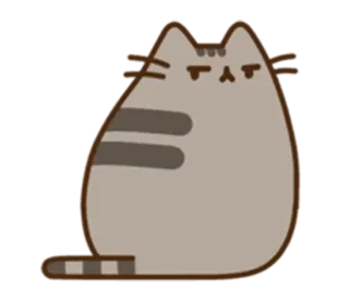 😒 Pusheen cat, cute, pusheen, cartoon, sticker whatsapp sticker